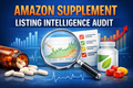 Amazon listing intelligence audit for supplement brands